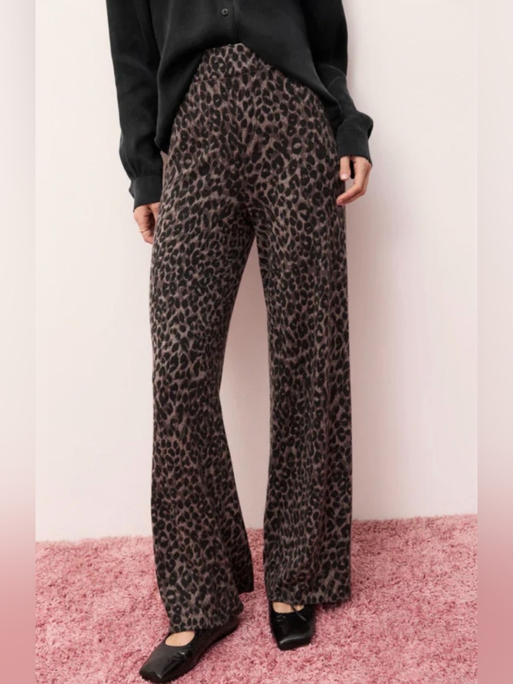Splendid-LEOPARD LOUNGE SWEATER PANT - Picture 3 of 3